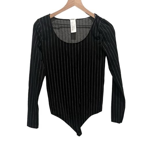 Wolford Muriel Striped Bodysuit Size Medium - Picture 5 of 8
